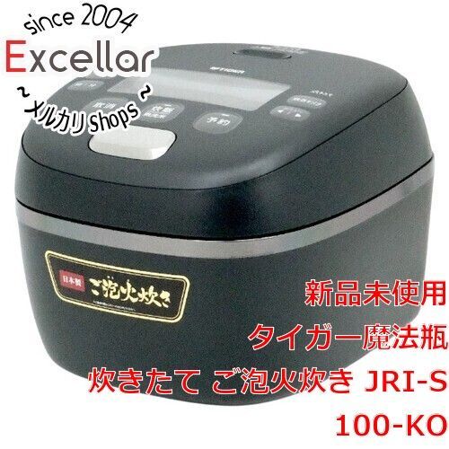 [bn:6] TIGER　圧力IHジャー炊飯器 炊きたて ご泡火炊き 5.5合炊き　JRI-S100-KO　オフブラック