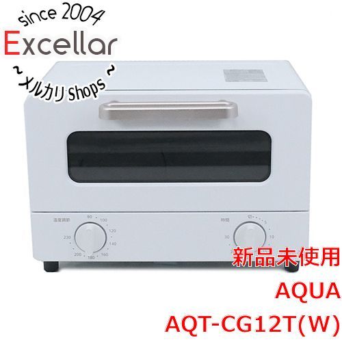 [bn:18] AQUA　オーブントースター 瞬速黒鉛トースター 2枚焼き　AQT-CG12T(W)　ホワイト