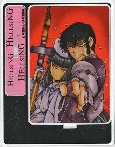 【中古】アクリルスタンド・アクリルパネル アーカード&ウォルター(少年時) 「HELLSING-ヘルシング- トレーディングアクリルスタンド」 平野耕太大原画展 ~HELLSING×DRIFTERS~グッズ