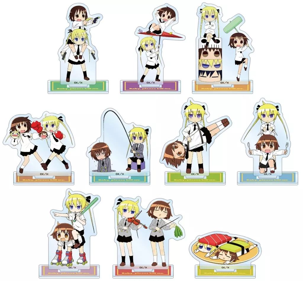 【中古】アクリルスタンド・アクリルパネル 全10種セット 「キルミーベイベー トレーディングアクリルスタンド」