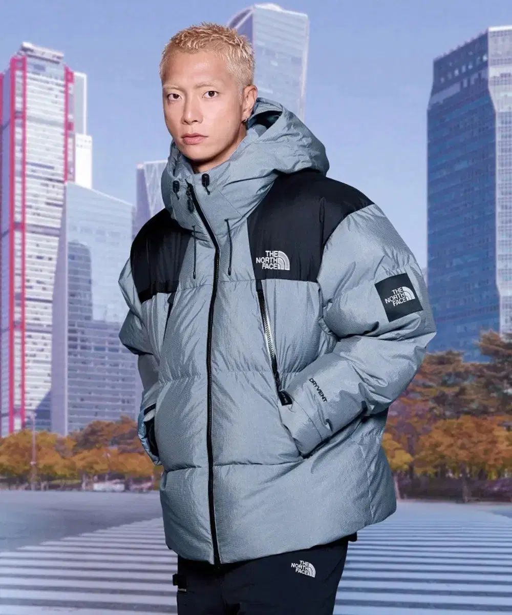 (新品) THE NORTH FACE ザノースフェイス LINE-X ダウン ジャケット グレー 2XL
