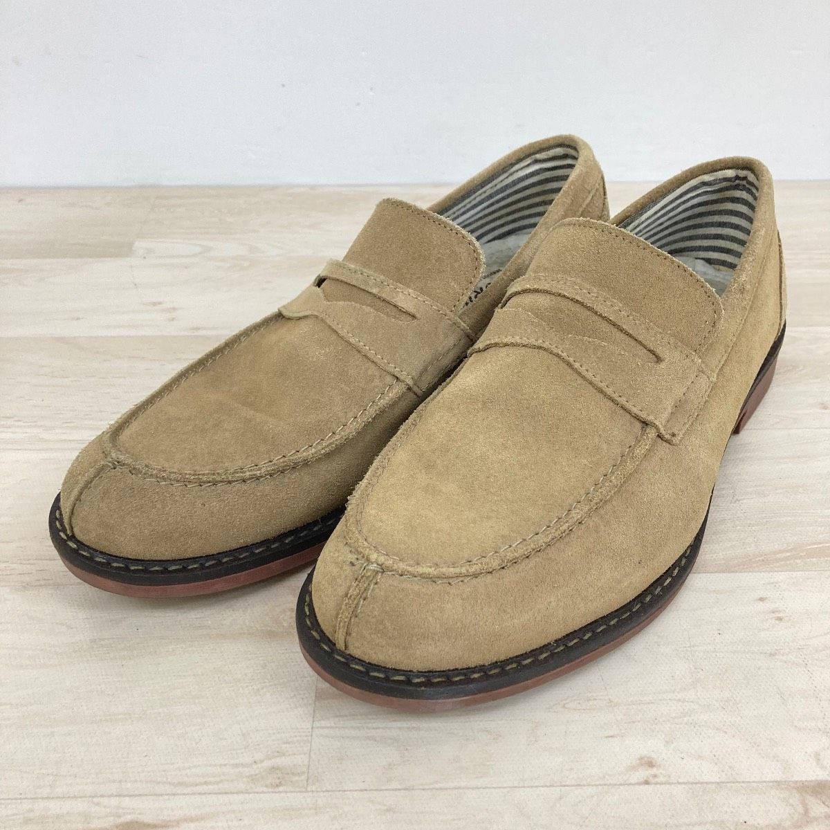 Hawkins/ホーキンス ローファー 24.5cm HL90016 ベージュ S/BEIGE