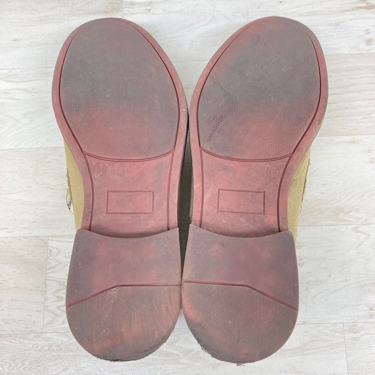 Hawkins/ホーキンス ローファー 24.5cm HL90016 ベージュ S/BEIGE