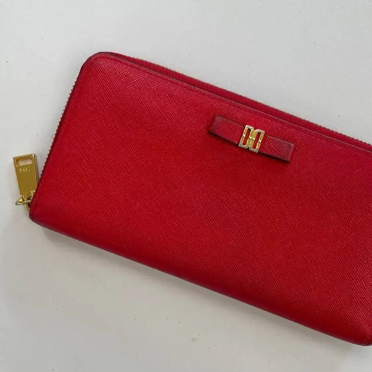 DAKS レディース 長財布 レッド