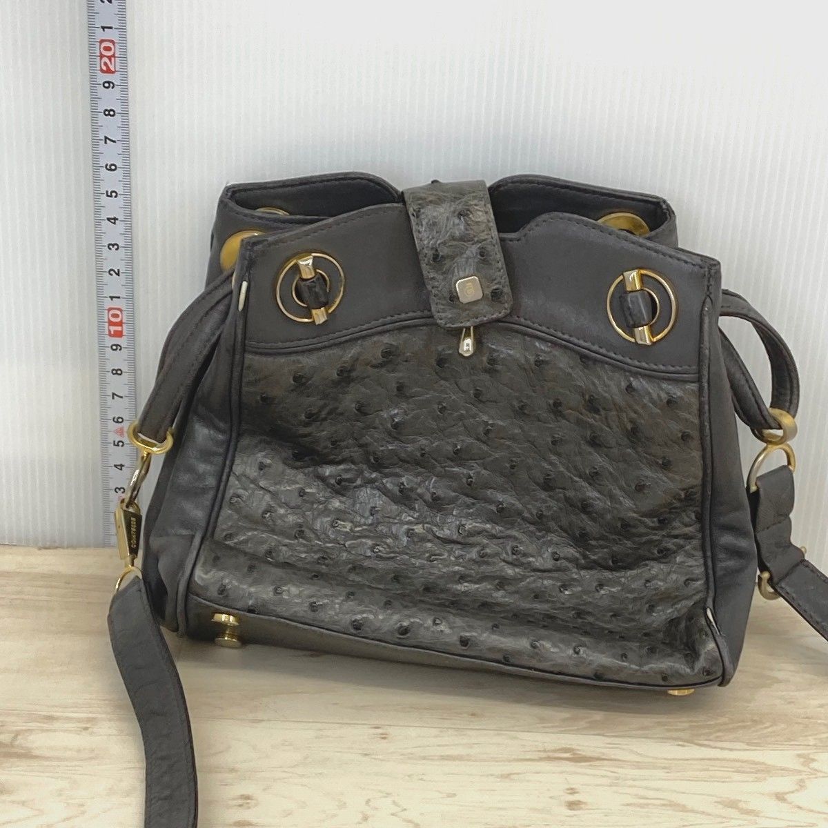 COMTESSE/コンテス オーストリッチ 2WAY ショルダーバッグ