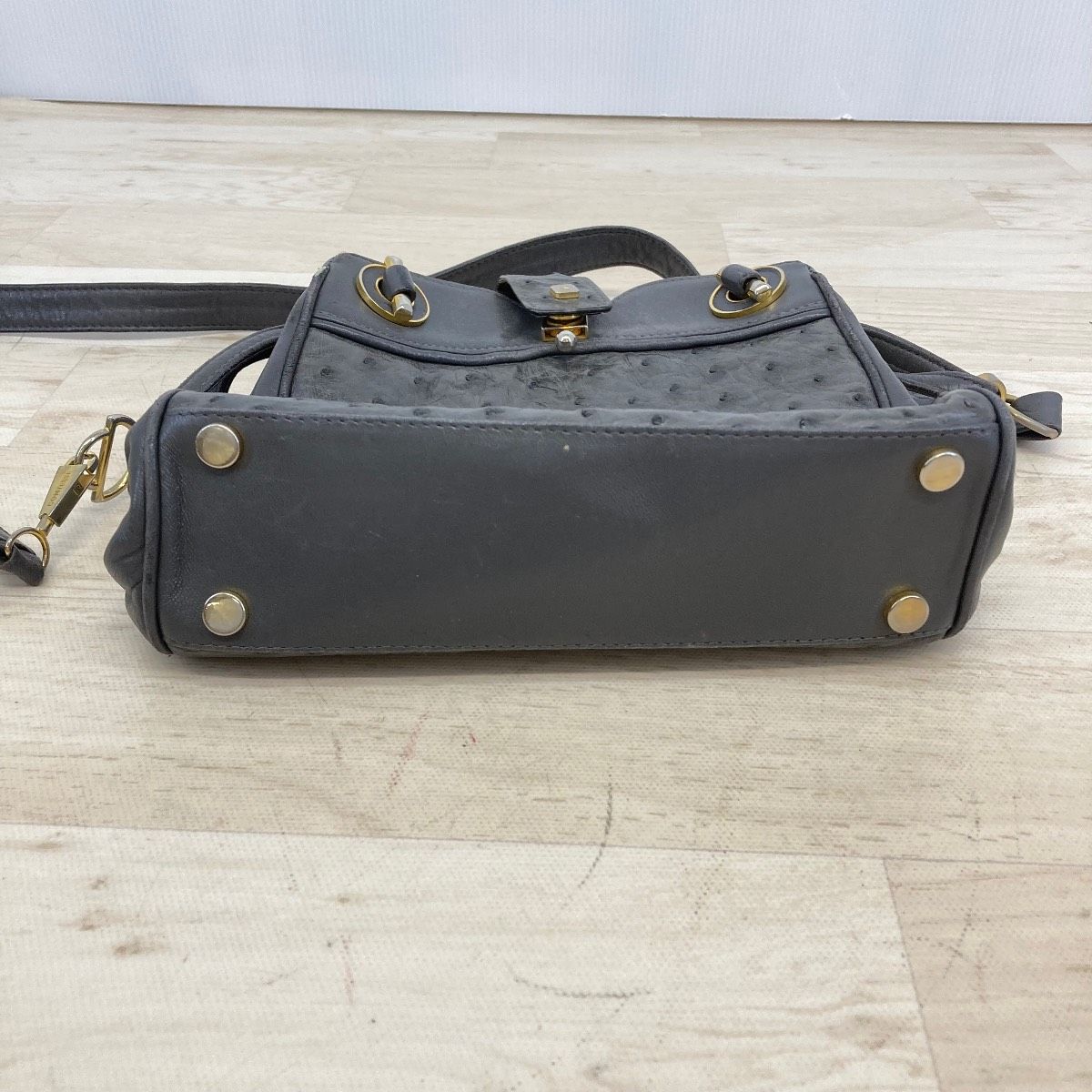 COMTESSE/コンテス オーストリッチ 2WAY ショルダーバッグ
