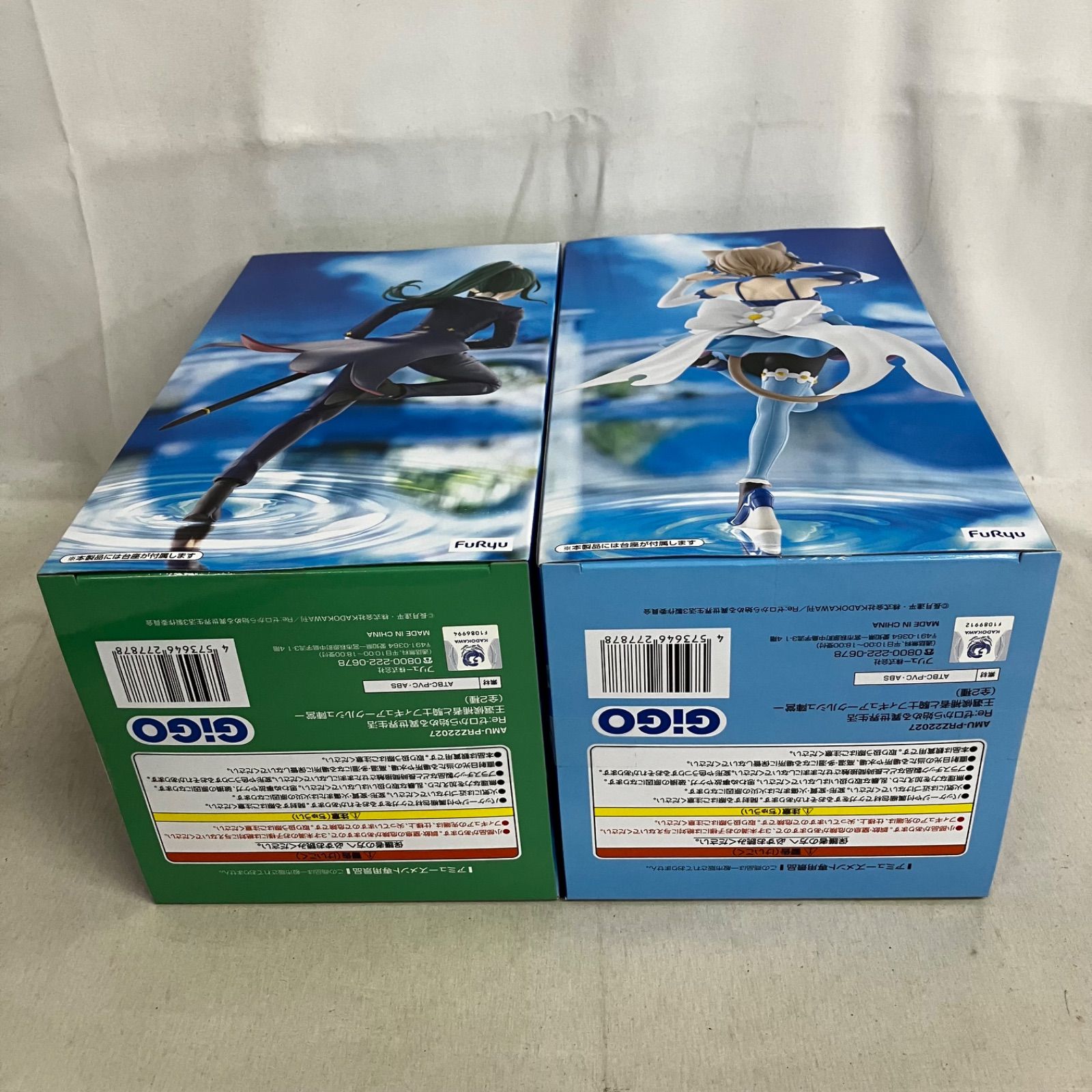 各2箱　リゼロ　GiGO限定　王選候補者と騎士フィギュア　クルシュ　フェリス 未開封 Re:ゼロから始める異世界生活 王選候補者と騎士フィギュア