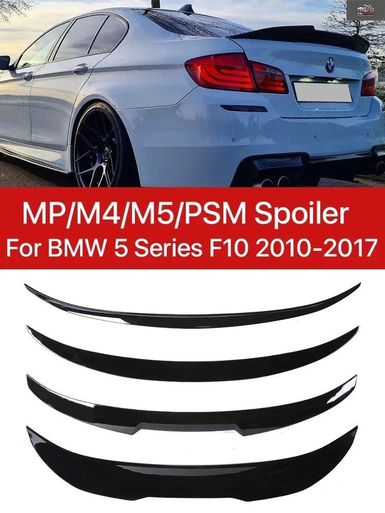 REAR BUMPER TRUNK SPOILER LIP ROOF CARBON BOOT SPOILER WING M5 MP M4 PSM BMW 5 SERIES F10 2010-2017 CAR