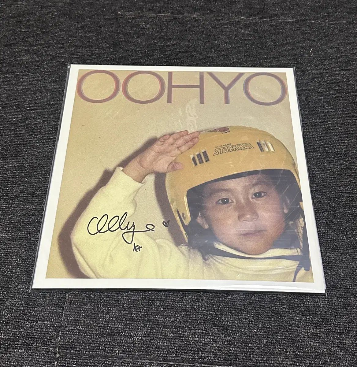 ウー・ヒョ ガーリーな感性 サイン入り サイン盤 LP