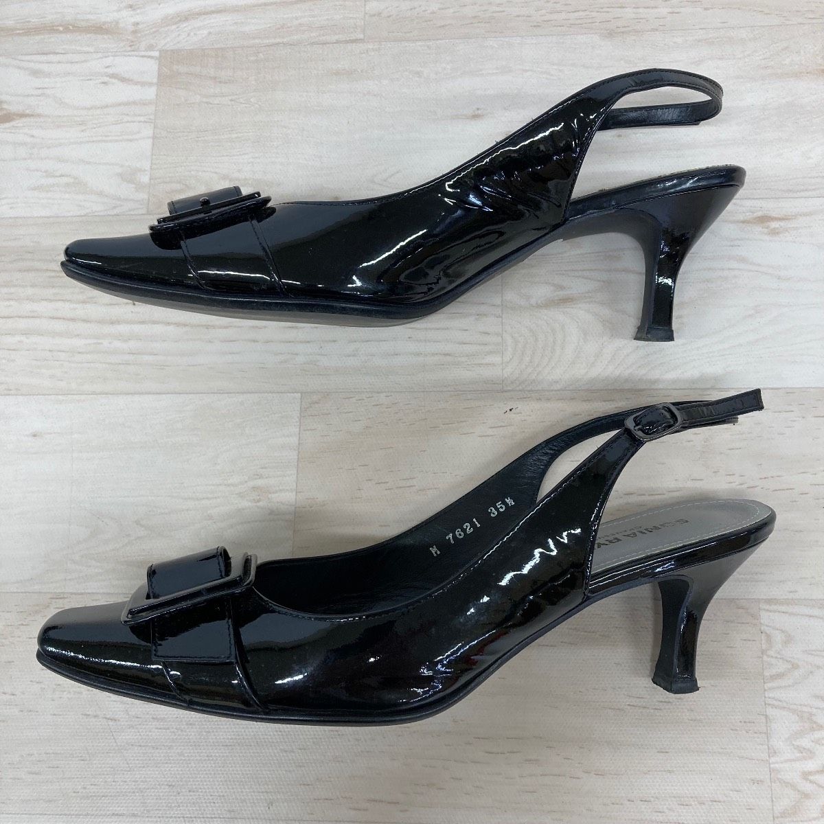 SONIA RYKIEL ソニアリキエル パンプス 35.5 (約22.5cm) ブラック