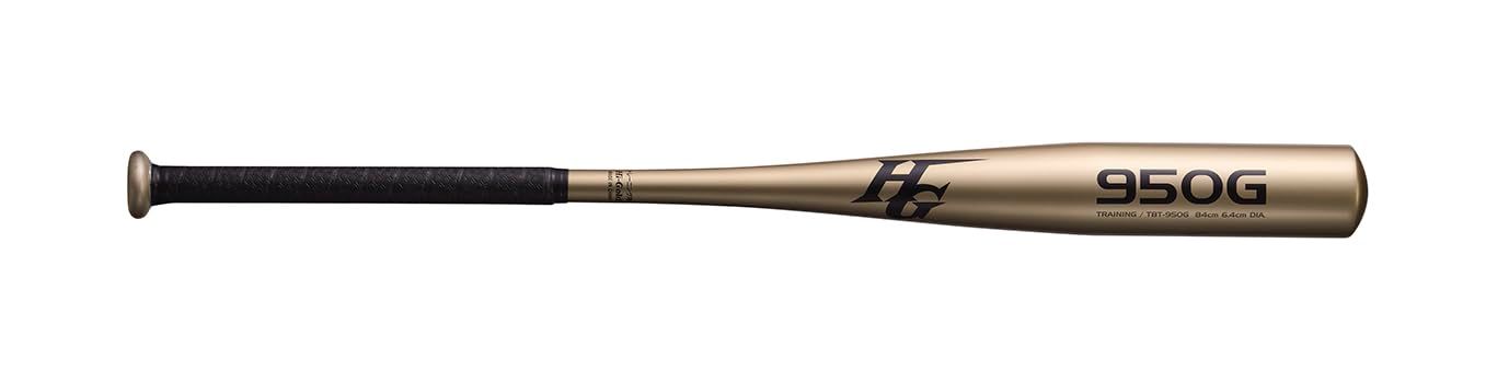新品 HI-GOLD ハイゴールド 一般用 硬式金属トレーニングバット TBT-950Ｇ ゴールド 84cm 950g 【実打可能】