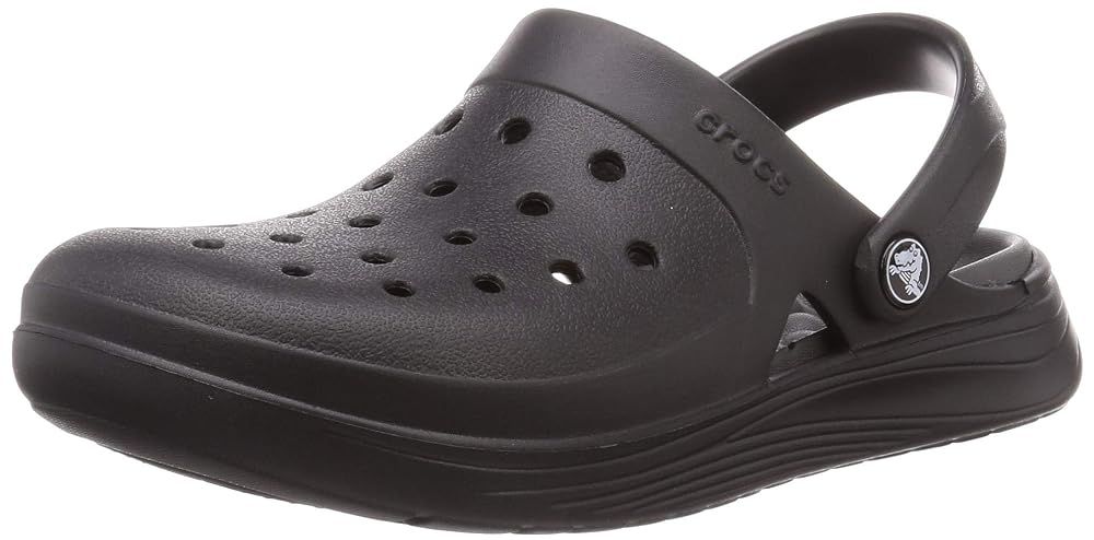 クロックス サンダル クロックス リバイバ クロッグ Black/Slate Grey 22 cm