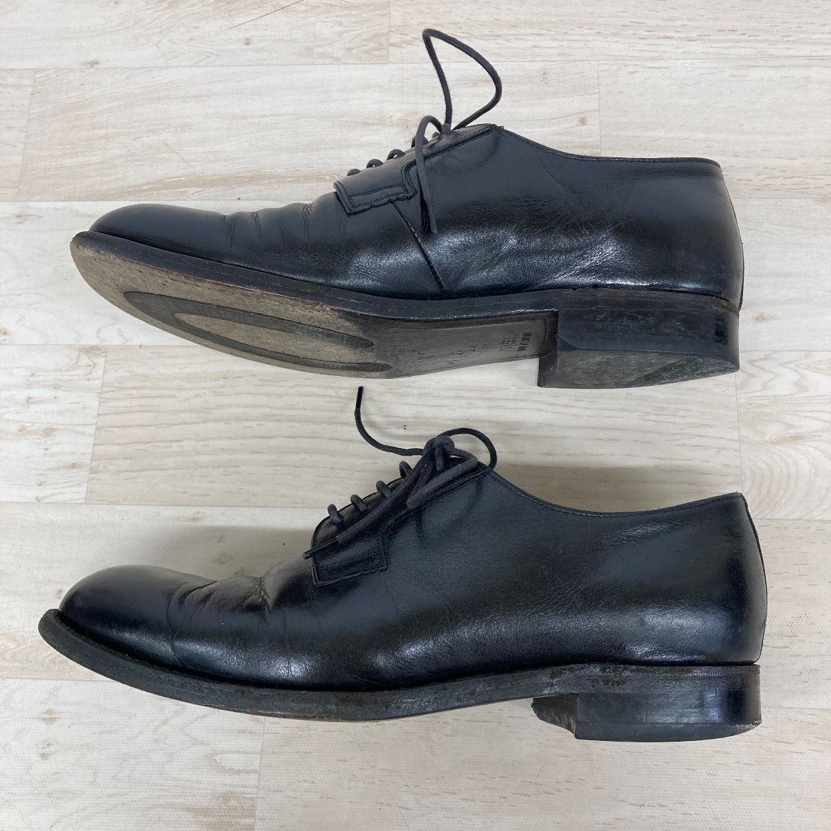 イヴサンローラン/YSL 25 1/2(25.5cm) 1327 プレーントゥ 外羽根
