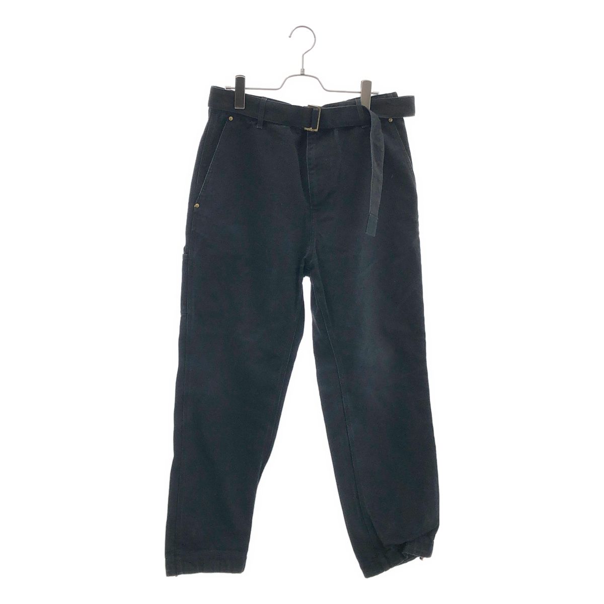 sacai / サカイ | 2023AW | ×Carhartt WIP / Canvas Pants キャンバス ペインターパンツ | 3 | ブラック | メンズ