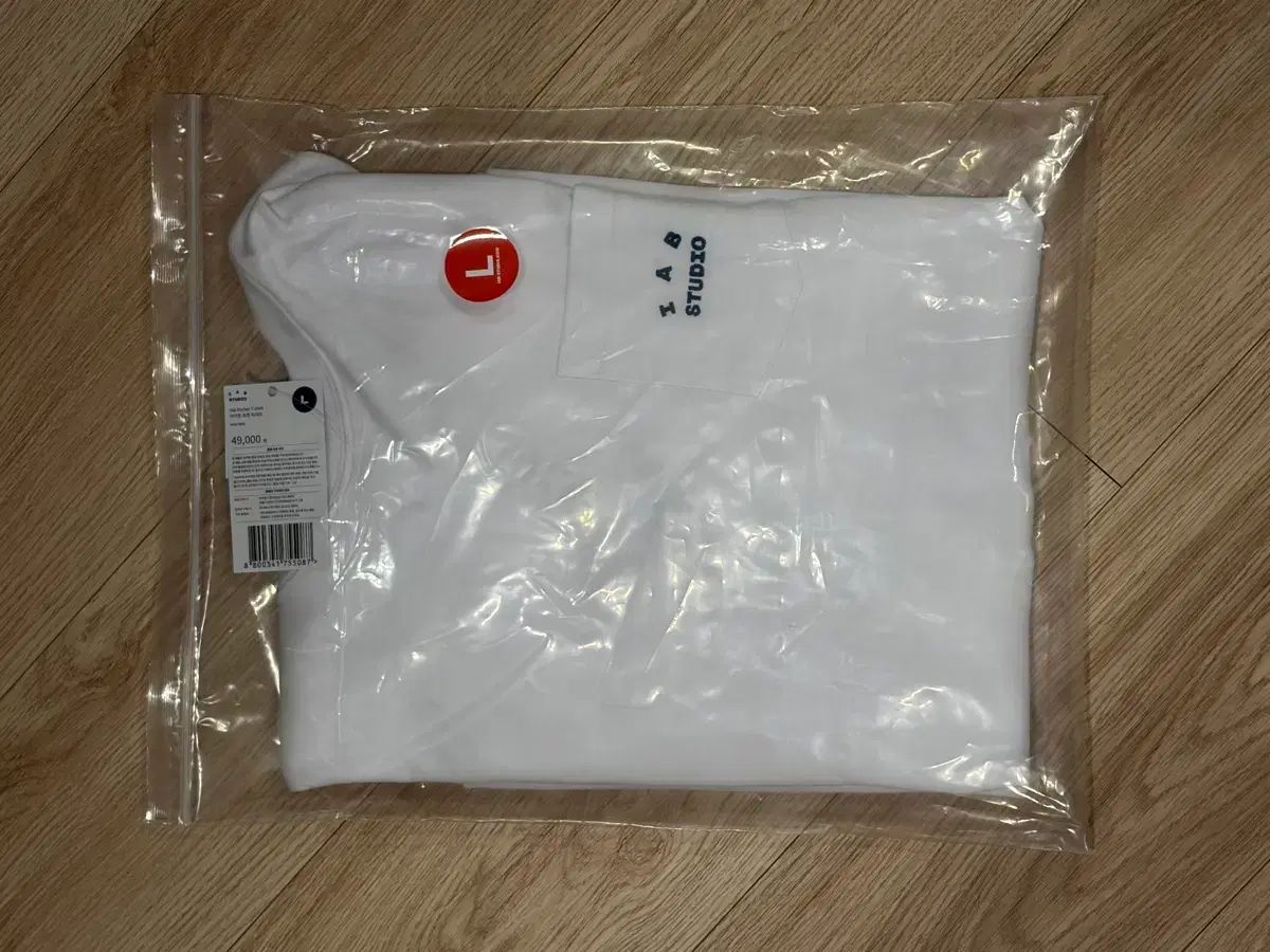 IAB STUDIO ポケットTシャツ 半袖Tシャツ 白 L