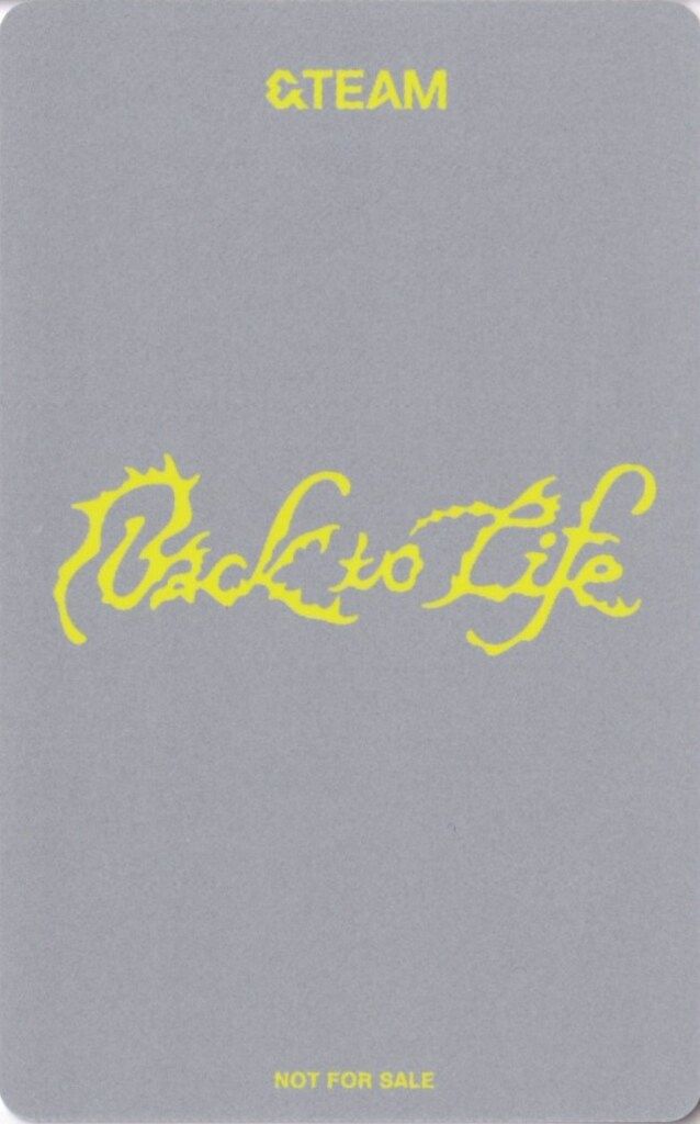 ニコラス 直筆サイン Back to Life &TEAM animate LD NICHOLAS Back to Life - メルカリ