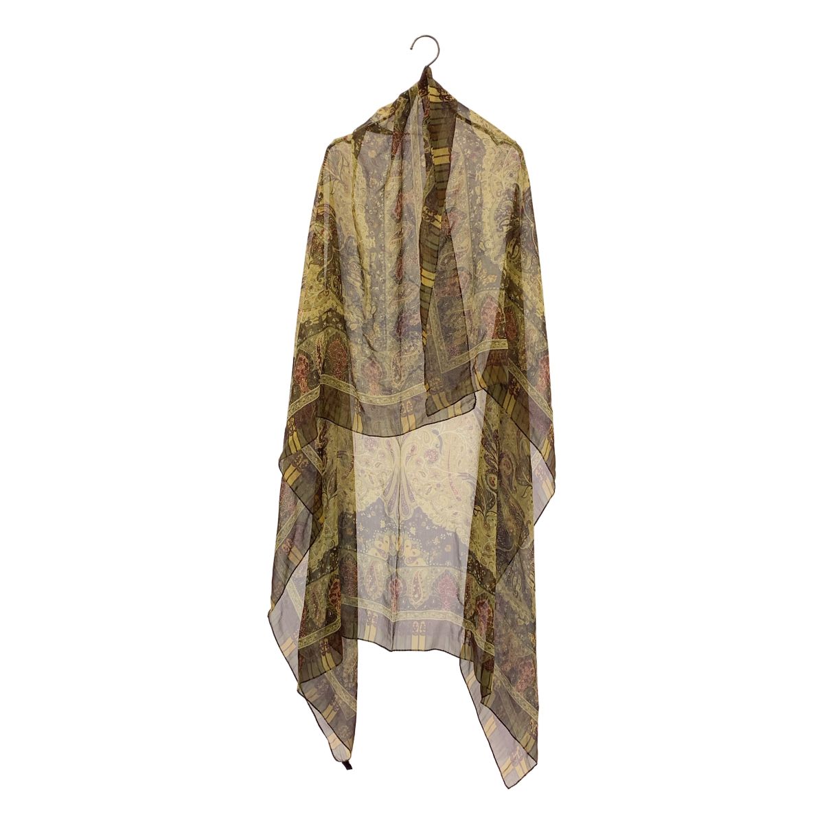 ETRO / エトロ | silk 100％ / シルク 総柄 スカーフ ストール | マルチカラー