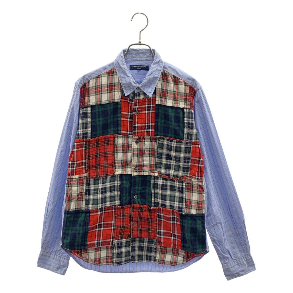 COMME des GARCONS HOMME / コムデギャルソンオム | タータンチェック パッチワーク シャツ | M | マルチカラー | メンズ