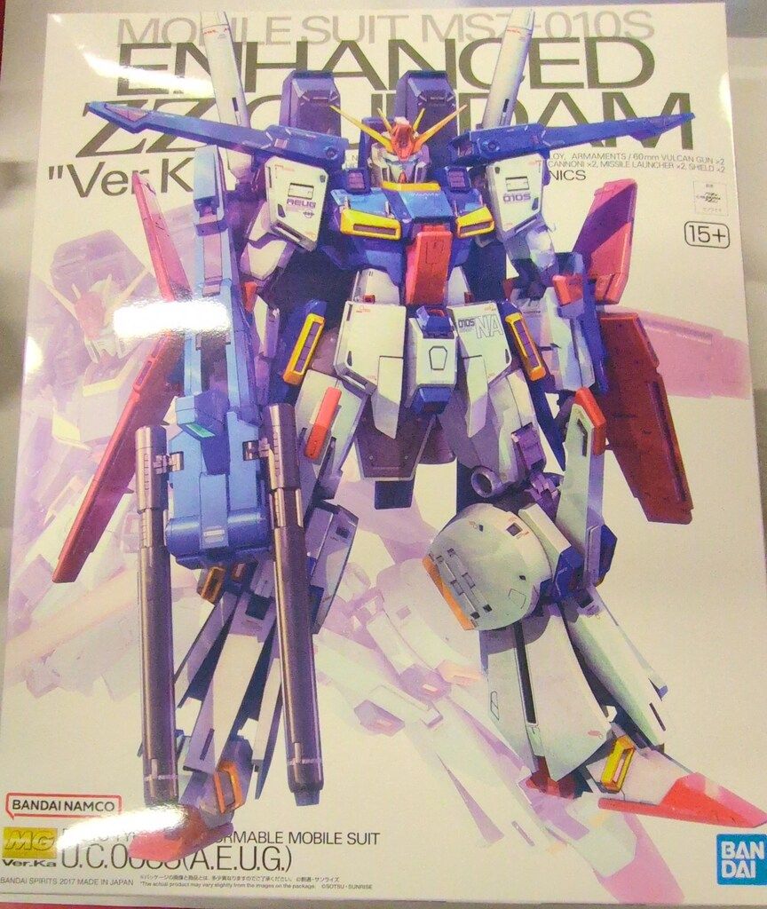 BANDAISPIRITS MG 1/100 バンダイナムコ版 強化型ダブルゼータガンダム Ver.Ka/15+表記