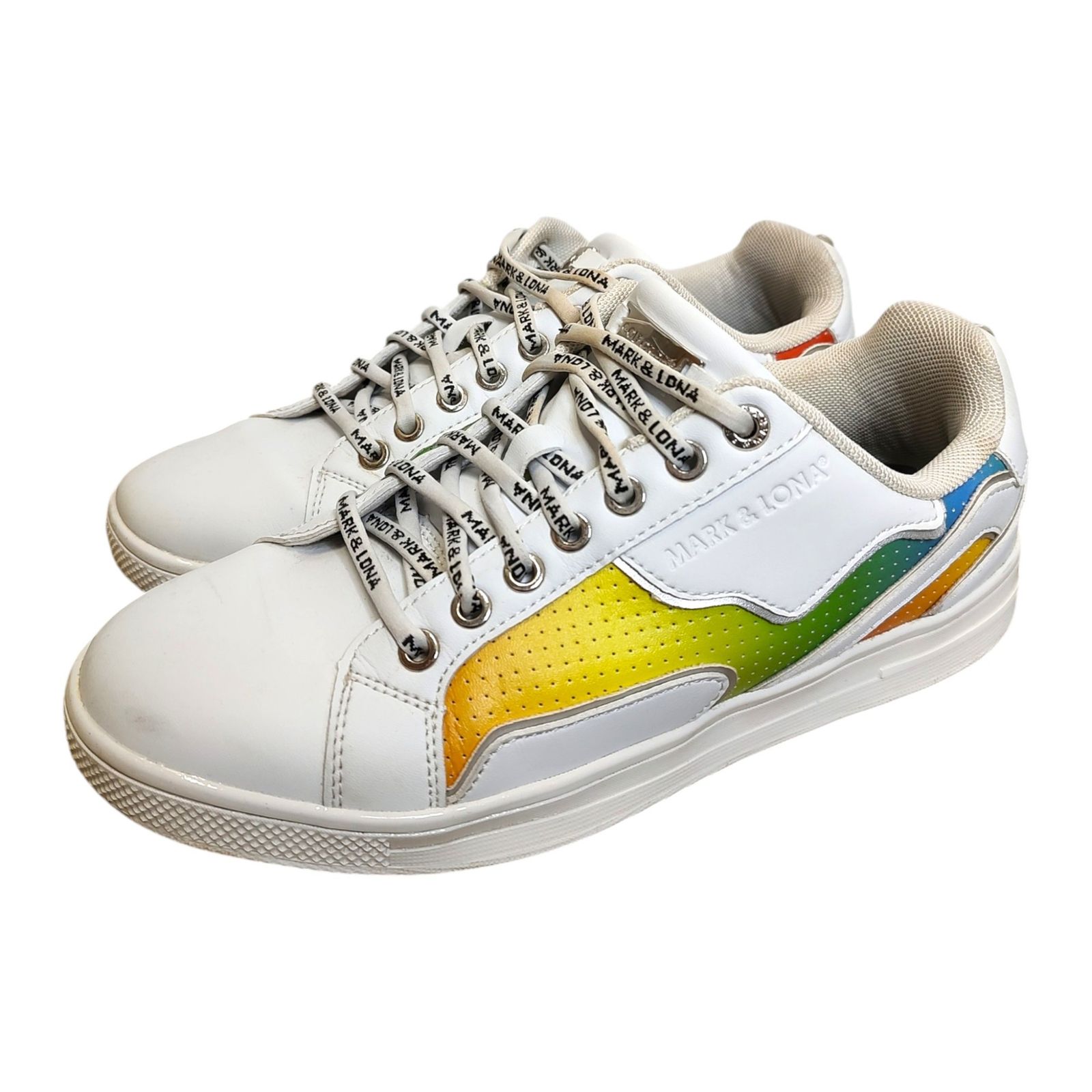 MARK&LONA マークアンドロナ ゴルフ Karma Camo Gplf Sneaker ゴルフ スニーカー 26 ホワイト×マルチ メンズ