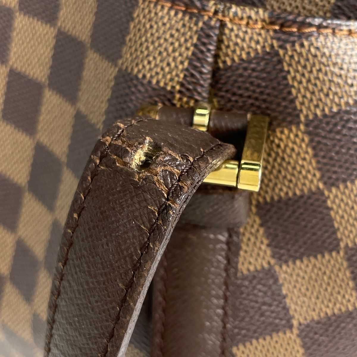 ルイ・ヴィトン Louis Vuitton べレムMM ハンドバッグ ダミエ ブラウン
