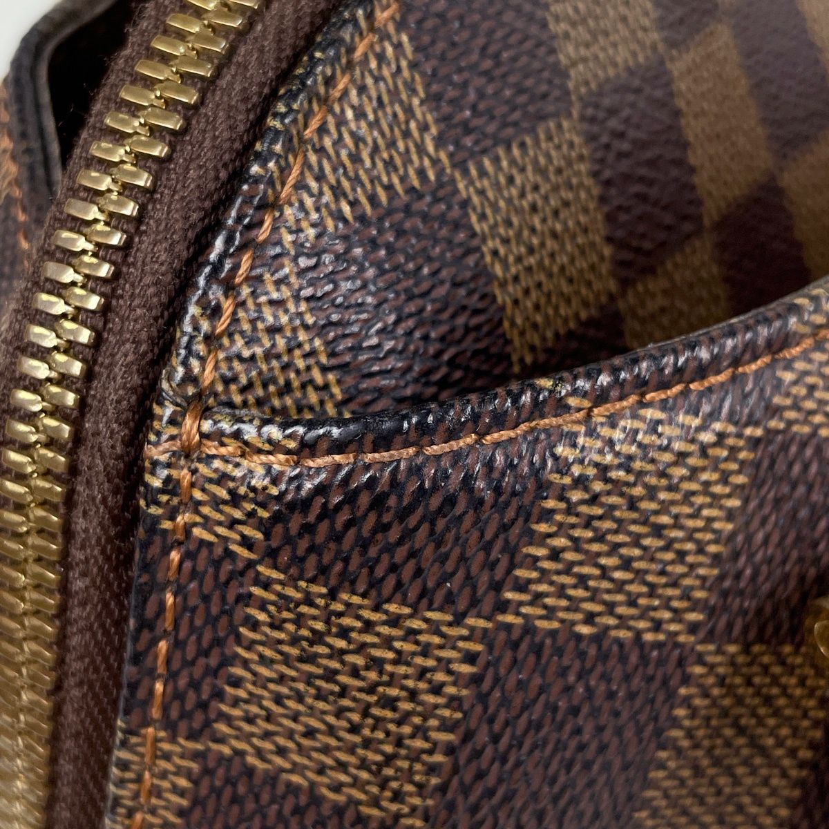 ルイ・ヴィトン Louis Vuitton べレムMM ハンドバッグ ダミエ ブラウン