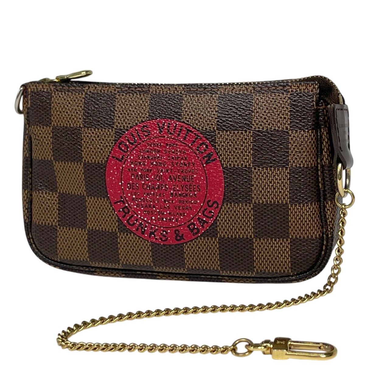 ルイ・ヴィトン Louis Vuitton ミニ ポシェット アクセソワール T＆B メイク コスメ アクセサリーポーチ ダミエ ブラウン N58011 レディース 【中古】