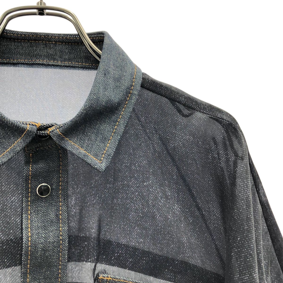 美品】 sacai / サカイ | 2025SS | Denim Print Shirt デニムプリント