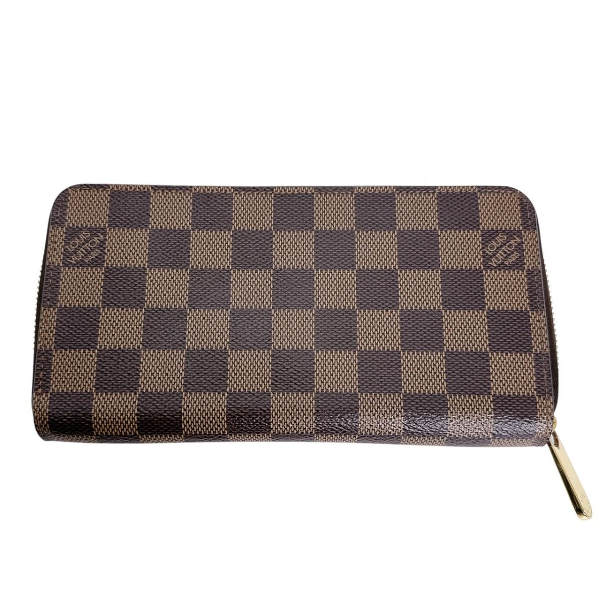 ルイヴィトン N41661 ダミエ 長財布 ジッピーウォレット 長財布 LOUIS VUITTON ブラウン