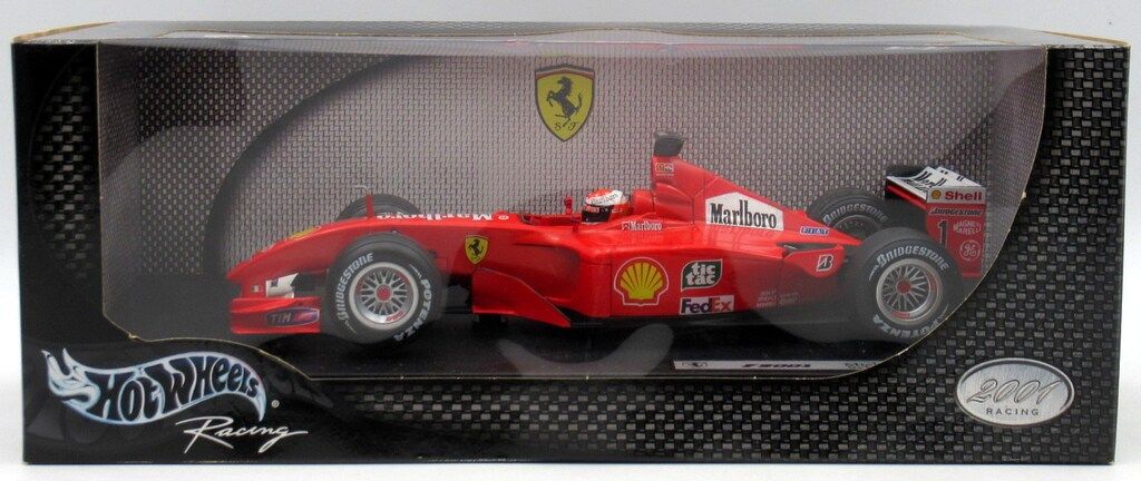 MATTEL HOT WHEELS MICHAEL SCHUMACHER 2001 FORMULA ONE WORLD CHAMPIONSHIP CONST 50202