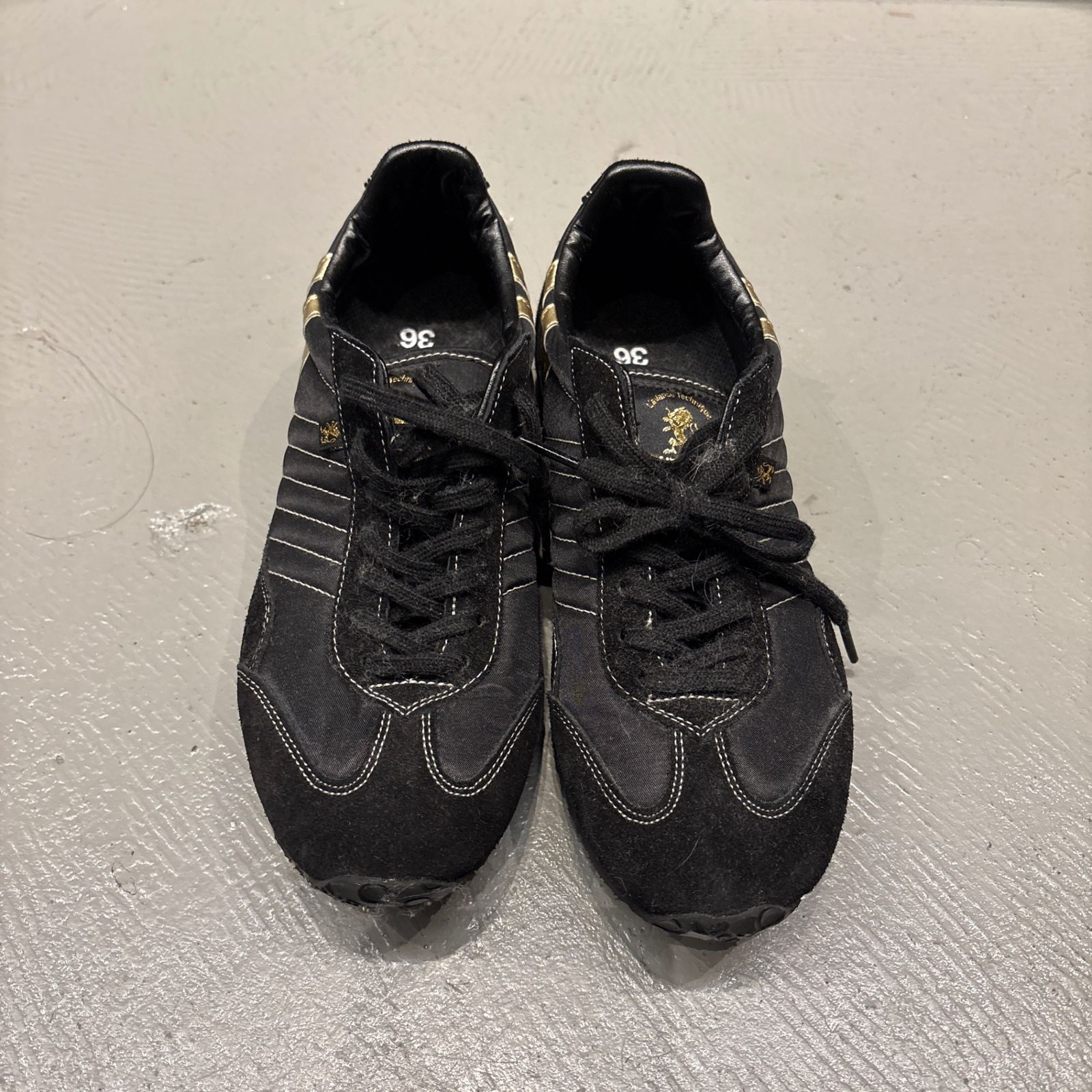 【東あずま店　併売品】 パトリック PATRICK sneaker ブラック 黒 クロ BLACK スニーカー 36 レディース ladies　シューズ　靴　くつ