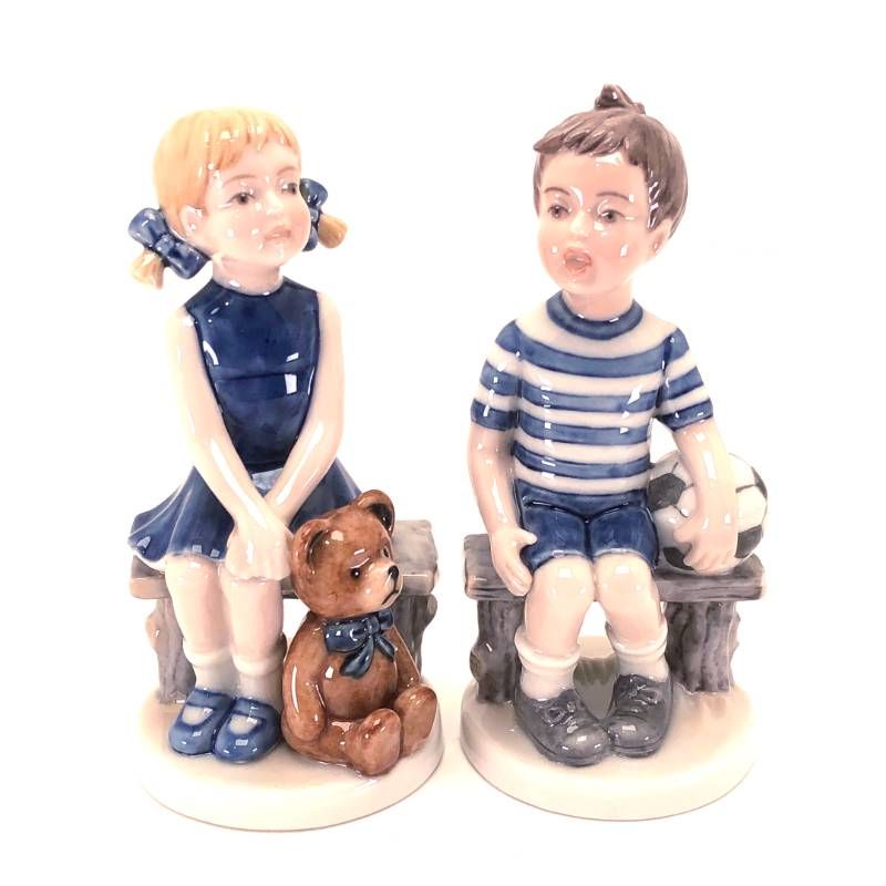 美品】Royal Copenhagen ロイヤルコペンハーゲン／女の子 男の子