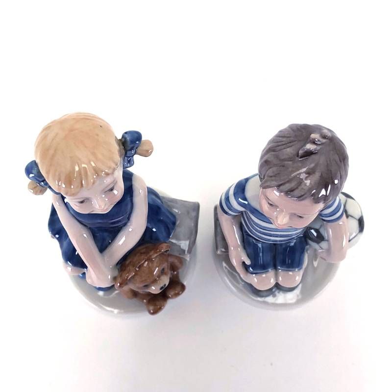美品】Royal Copenhagen ロイヤルコペンハーゲン／女の子 男の子