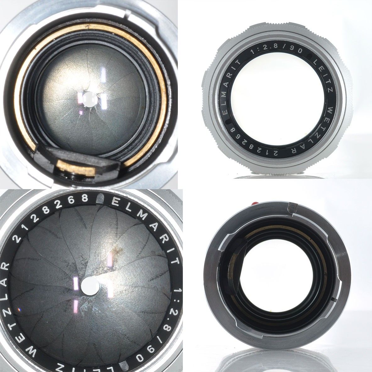 ライカ】Leica LEITZ ELMARIT 90mm F2.8 Mマウント 中望遠レンズ