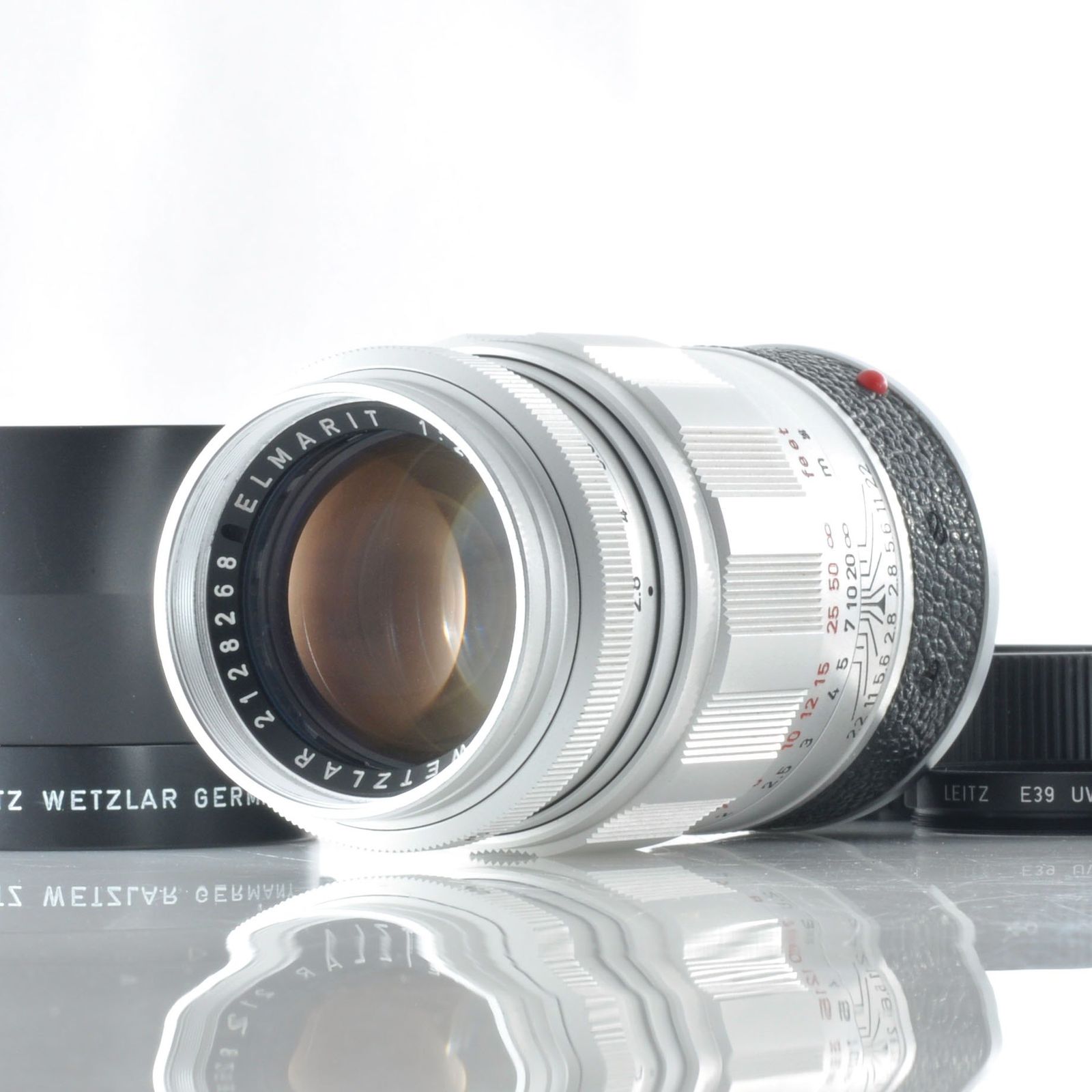 ライカ】Leica LEITZ ELMARIT 90mm F2.8 Mマウント 中望遠レンズ
