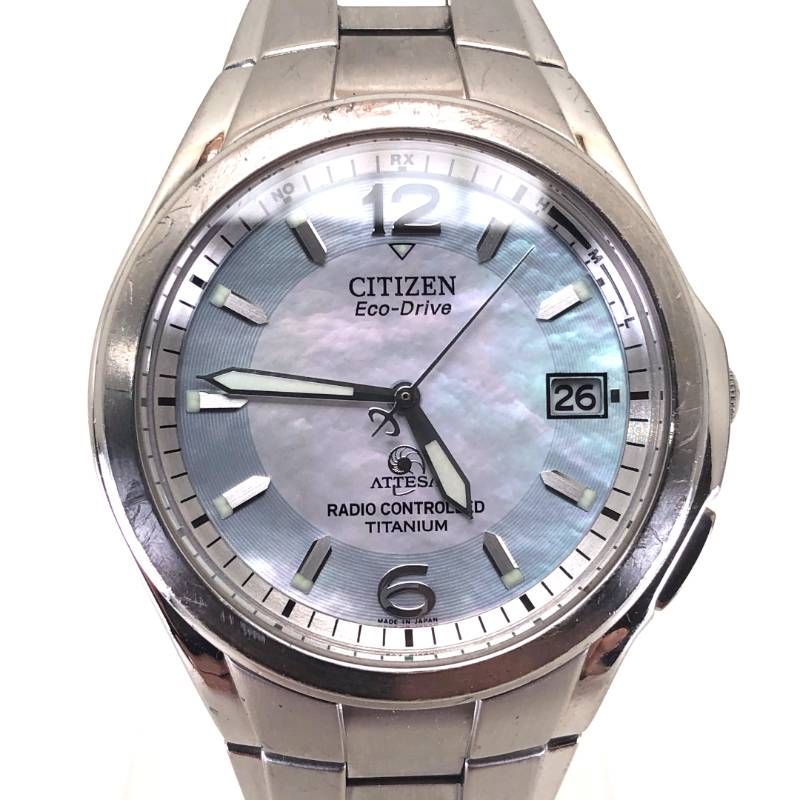 3000本限定モデル】CITIZEN シチズン／アテッサ エコドライブ 白蝶貝