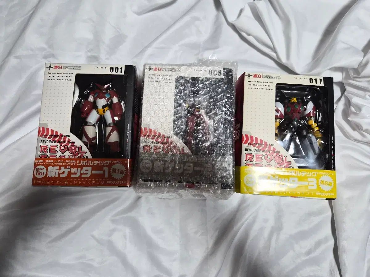 未開封 リボルテック 山口 忠 新 ゲッター 1 2 3