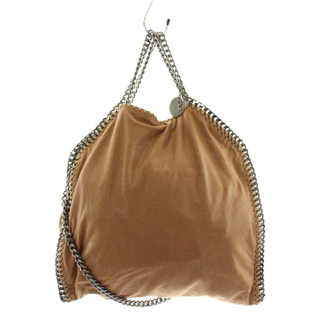 ステラマッカートニー STELLA McCARTNEY ファラベラ スモール ショルダーバッグ ハンドバッグ チェーン 茶 ブラウン /AN36