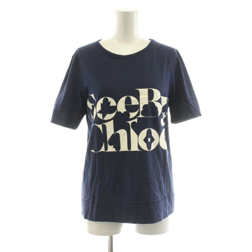 シーバイクロエ SEE BY CHLOE Tシャツ カットソー 半袖 クルーネック 