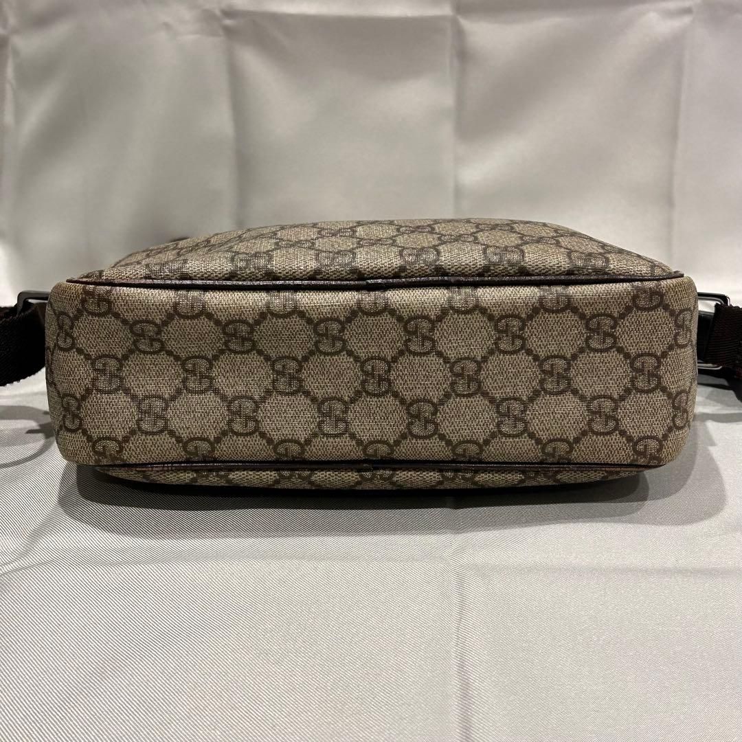 GUCCI グッチ GGスプリーム ショルダーバッグ レザー 斜めがけ 