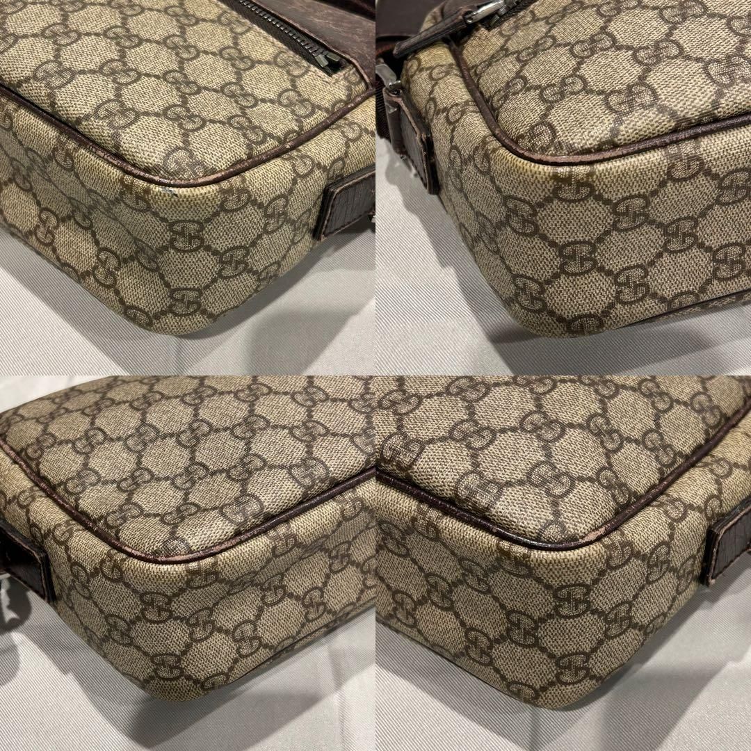 GUCCI グッチ GGスプリーム ショルダーバッグ レザー 斜めがけ 