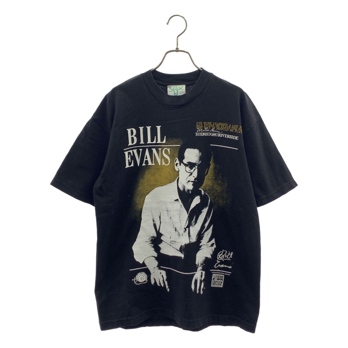 ONLINE CERAMICS / オンラインセラミックス | BILL EVANS コットン プリント カットソー | M | ブラック | メンズ