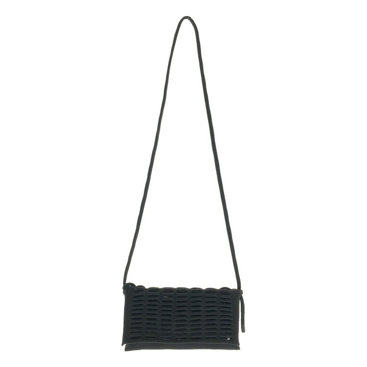GOOD GOODS ISSEY MIYAKE / グッド グッズ イッセイ ミヤケ | MOKKO FLAP POUCH / サコッシュ ショルダーバッグ | ブラック | レディース