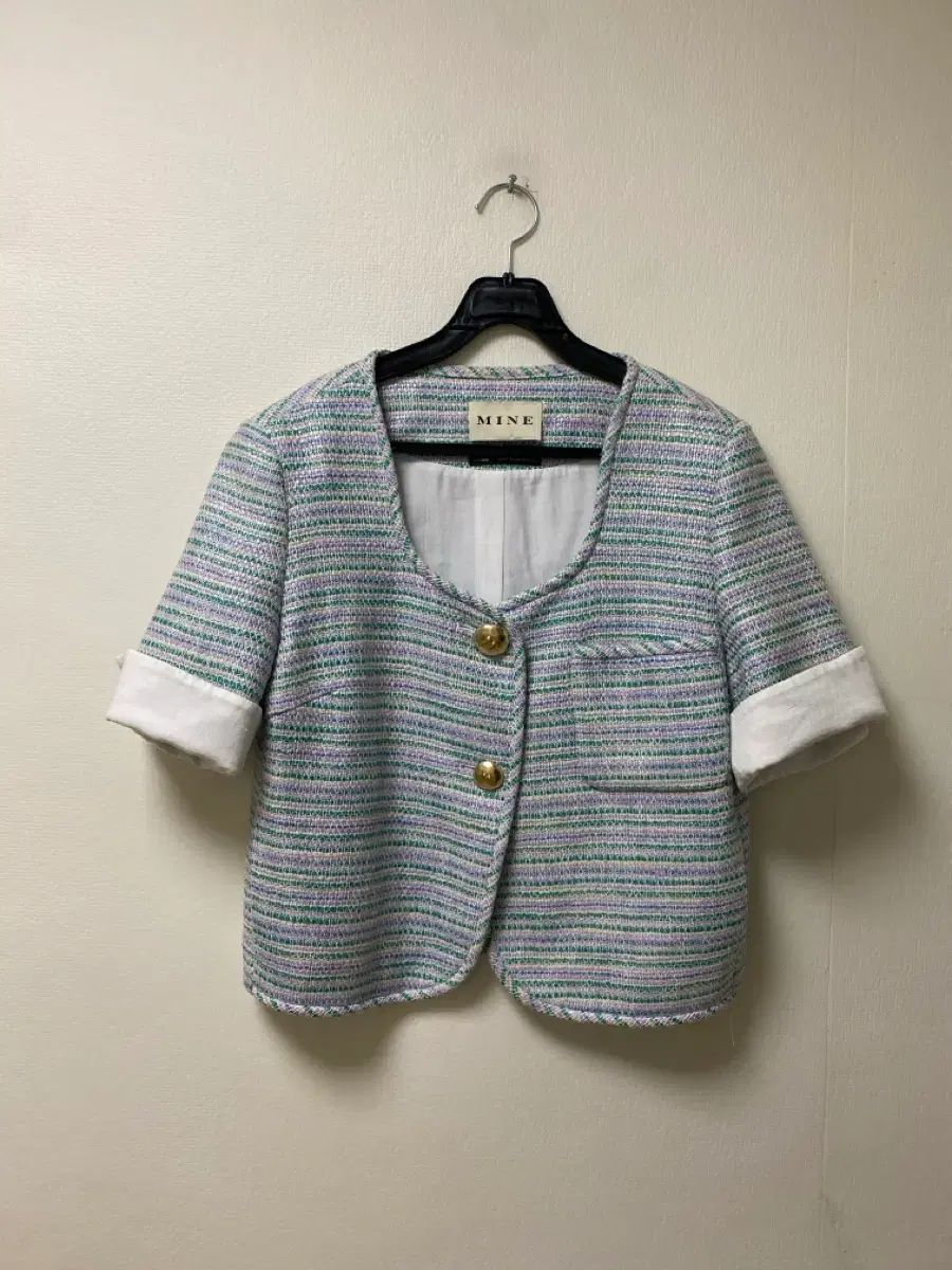 ハンサム マイン ツイード 半袖 ジャケット 76-90-155 13,309円
