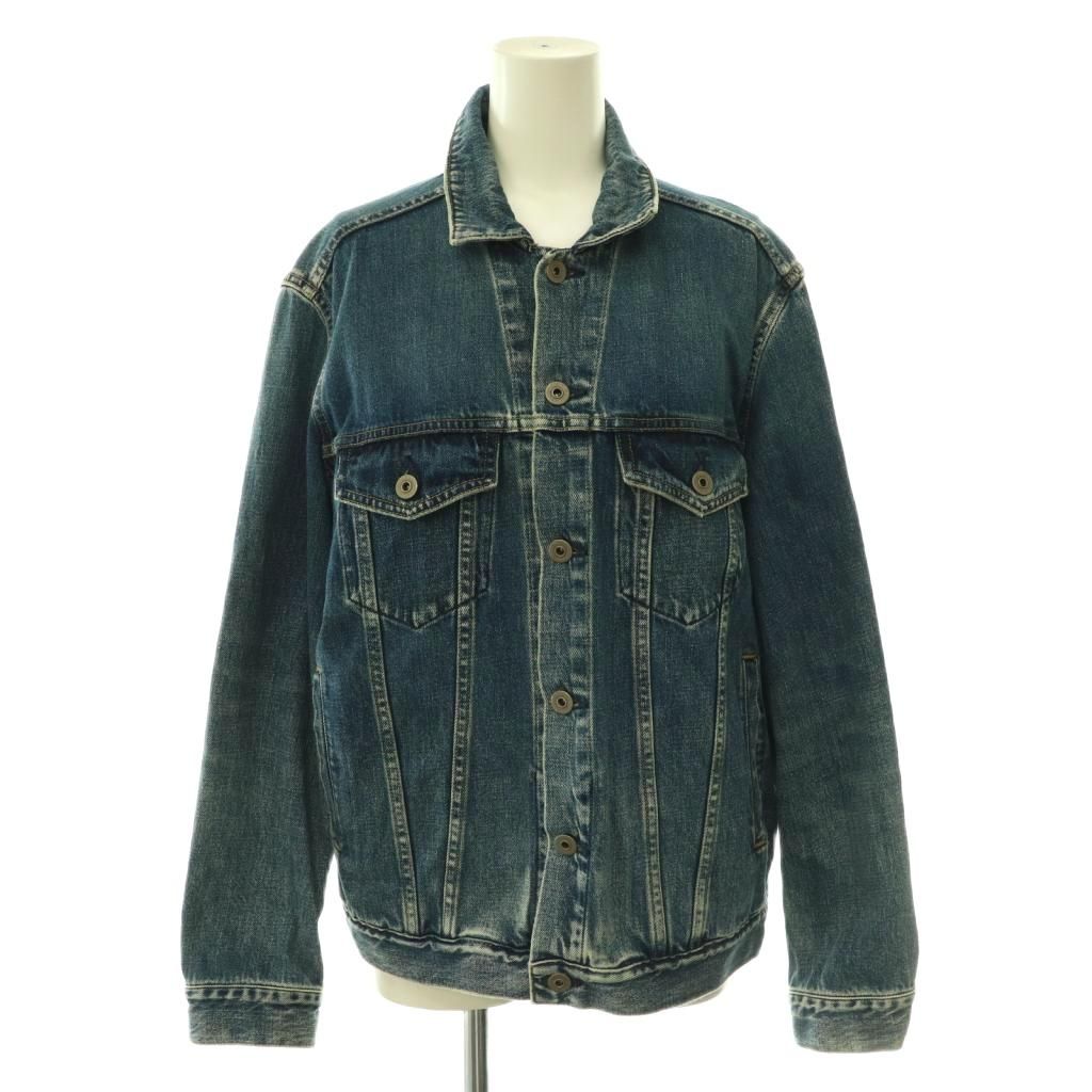 プラージュ Plage 25SS デニムジャケット Gジャン コットン 38 インディゴブルー /DO ■OS