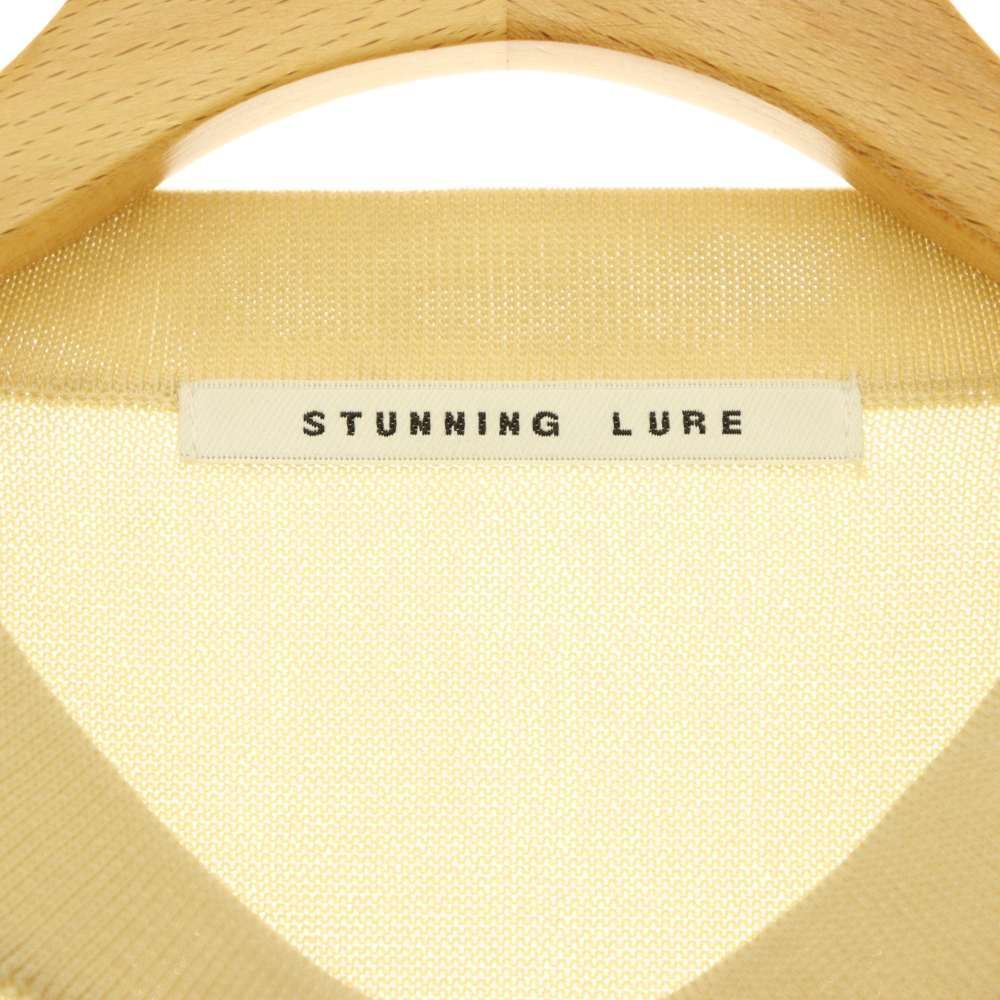 スタニングルアー STUNNING LURE ニットカーディガン M ベージュ /ES