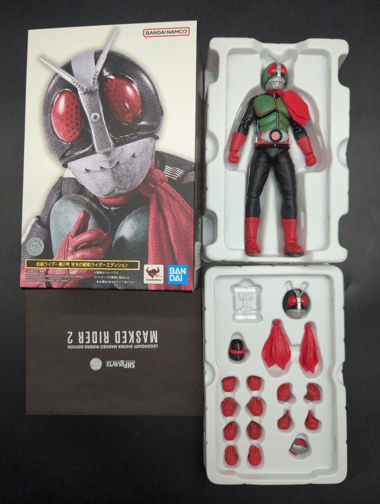 BANDAI SPIRITS S.H.Figuarts 真骨彫製法 仮面ライダー 仮面ライダー新2号 栄光の昭和ライダーエディション