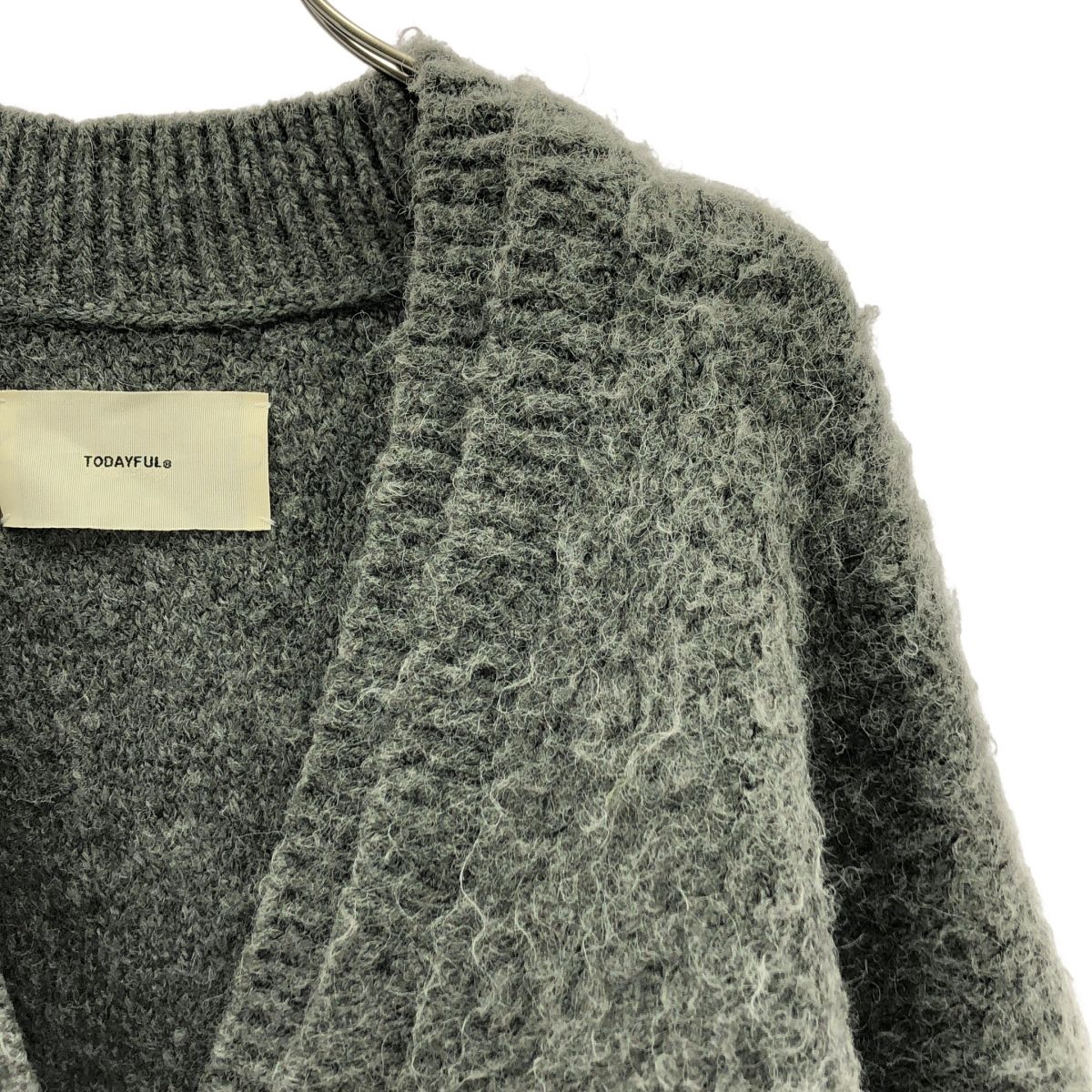 TODAYFUL / トゥデイフル | Brashed Vneck Cardigan ブラッシュドV