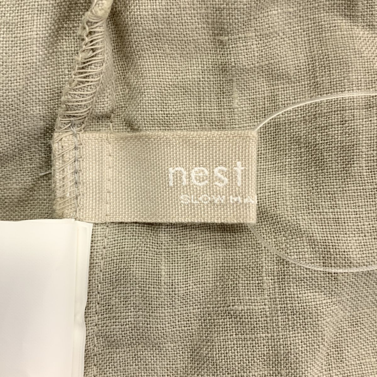 美品】 nest robe / ネストローブ | リネン バックボタン ギャザー