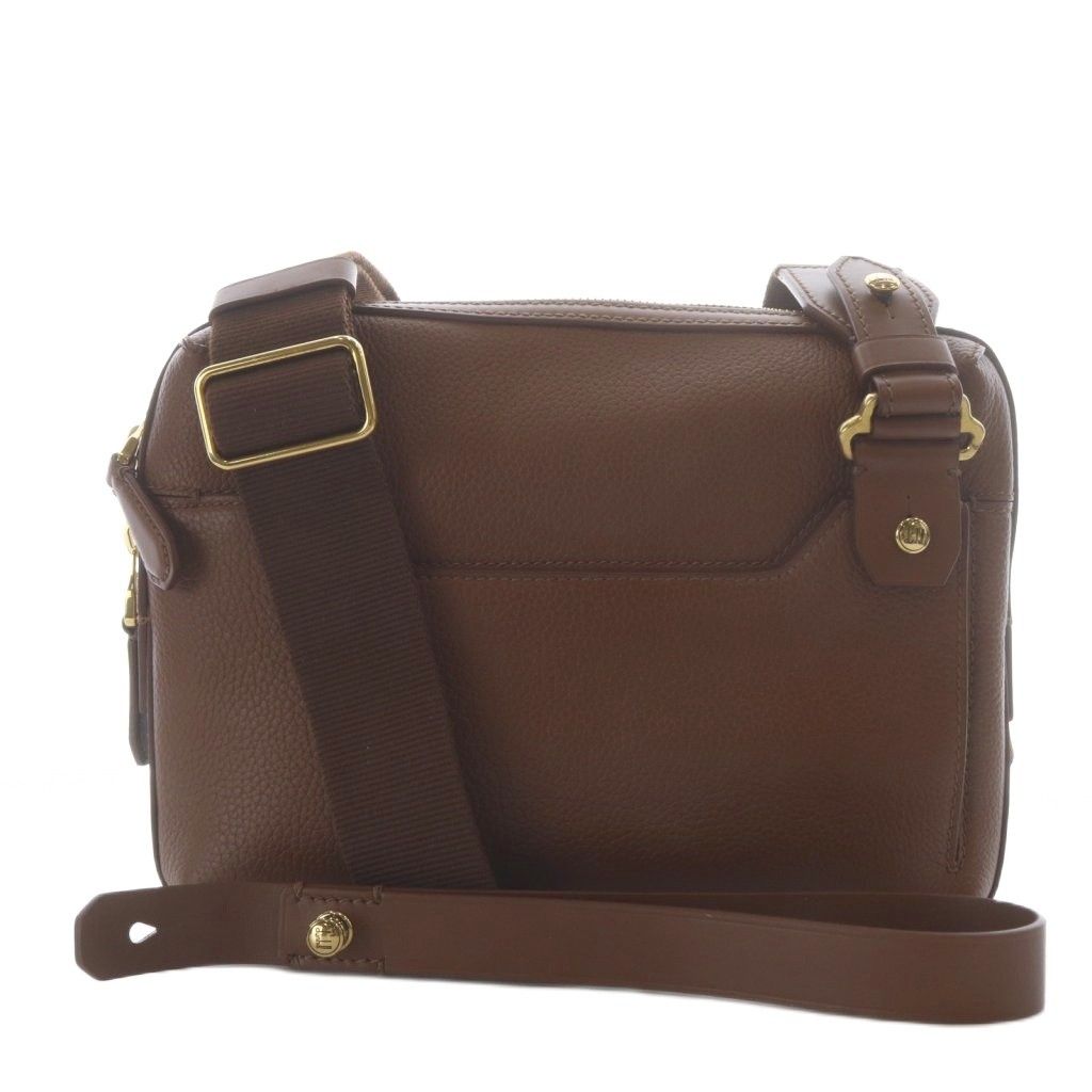 ダンヒル dunhill ハーネス ショルダーバッグ クラッチバッグ セカンドバッグ 2way レザー ブラウン /YO4